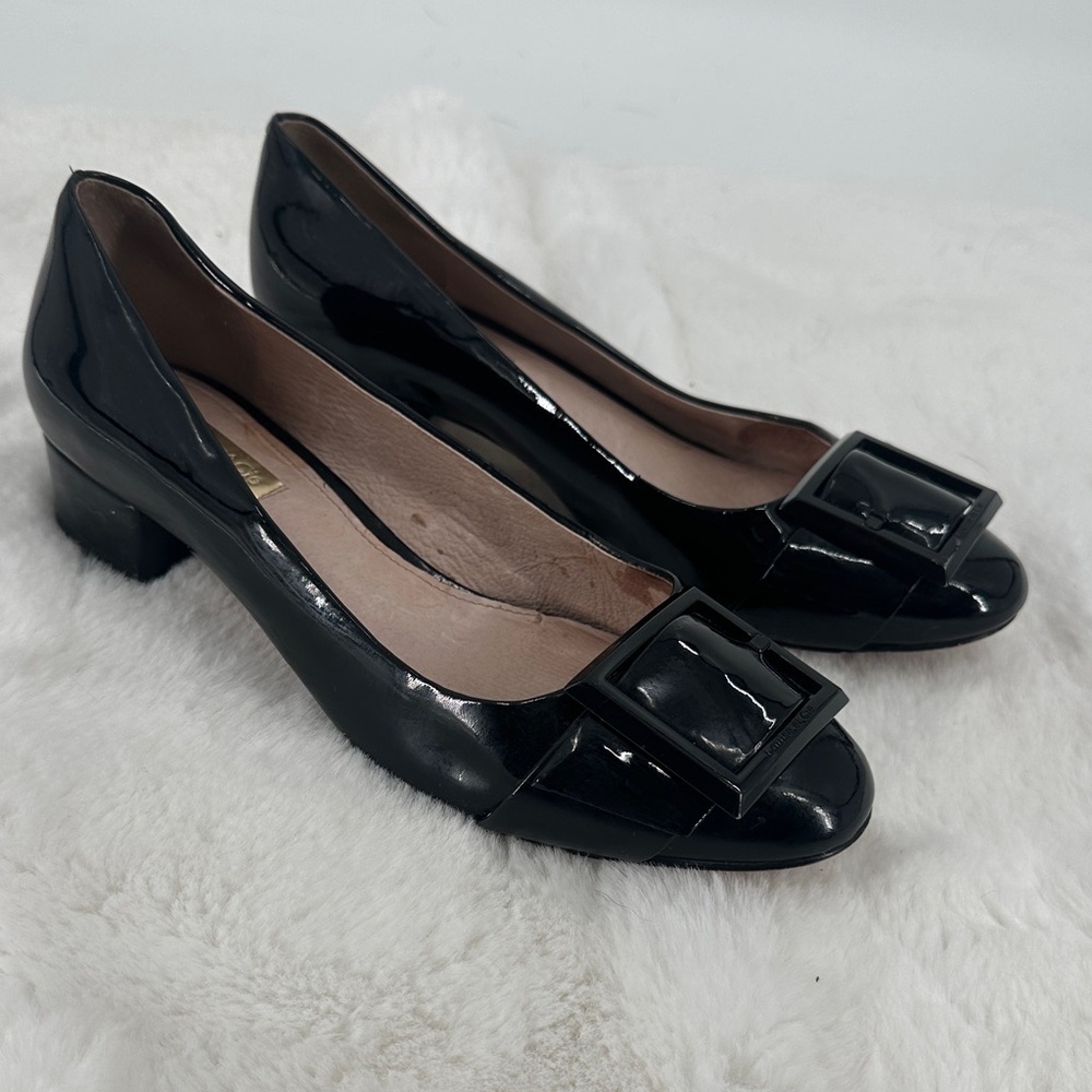 Louise Et Cie Elegant Black Patent Leather Lo-Brianna Women's Shoes Size 7.5
